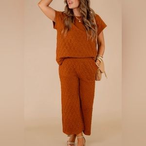 Quilted Crop Travel Set